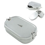 lunchtrommel
roestvrij staal
ovaal met mini